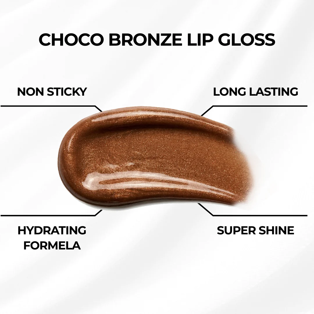 Choco Bronze Lip Gloss - Travel Size - Image 2
